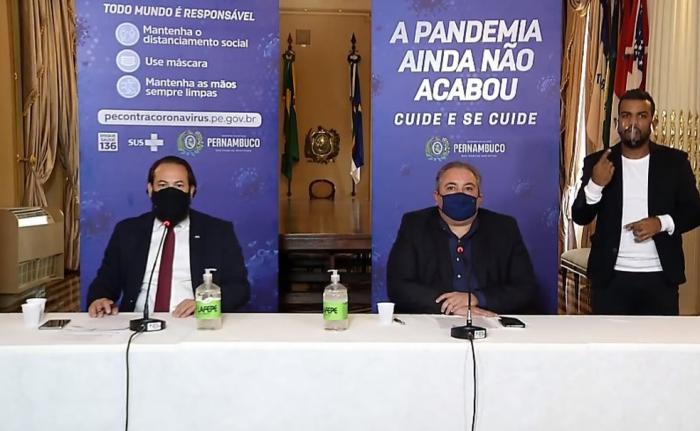 Governo de Pernambuco anuncia reforço policial para fiscalizar medidas de restrição contra Covid-19