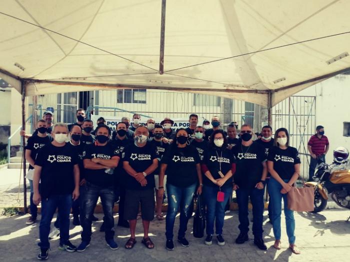 Os Policiais Civis de Pernambuco realizaram um ato de doação de sangue no Hemope Arcoverde