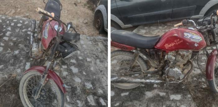 Moto com queixa de roubo foi recuperada pela polícia em Sanharó