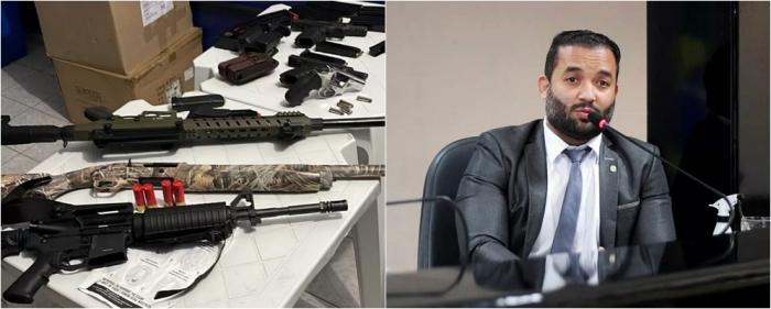 Vereador Gaturiano Cigano de Petrolina é preso com fuzil e pistolas