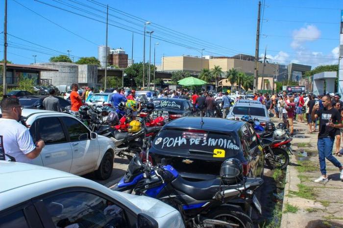 Motoristas de app de Pernambuco paralisam atividades; entenda o motivo